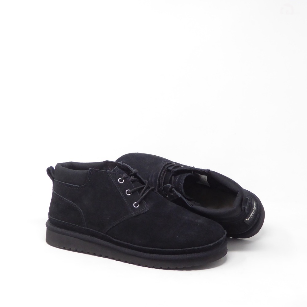 Koolaburra by UGG Womens Advay Chukka Winter Moc Boots Black Suede Lace Up 9